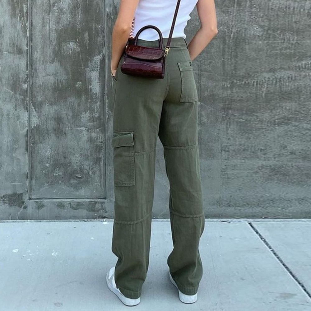 Green cargo pants